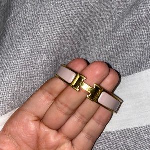 Authentic Hermès small H bracelet